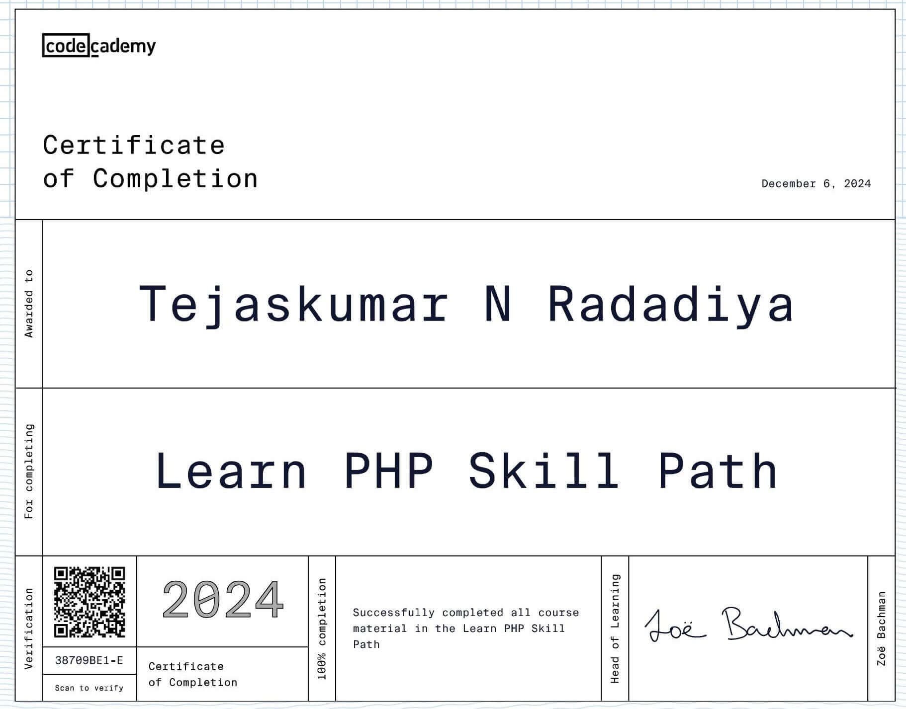 PHP Certification